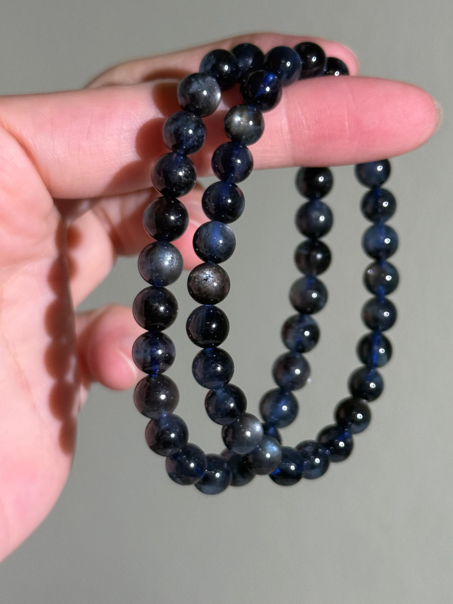 High Quality Devil Aquamarine Bracelets, 7mm