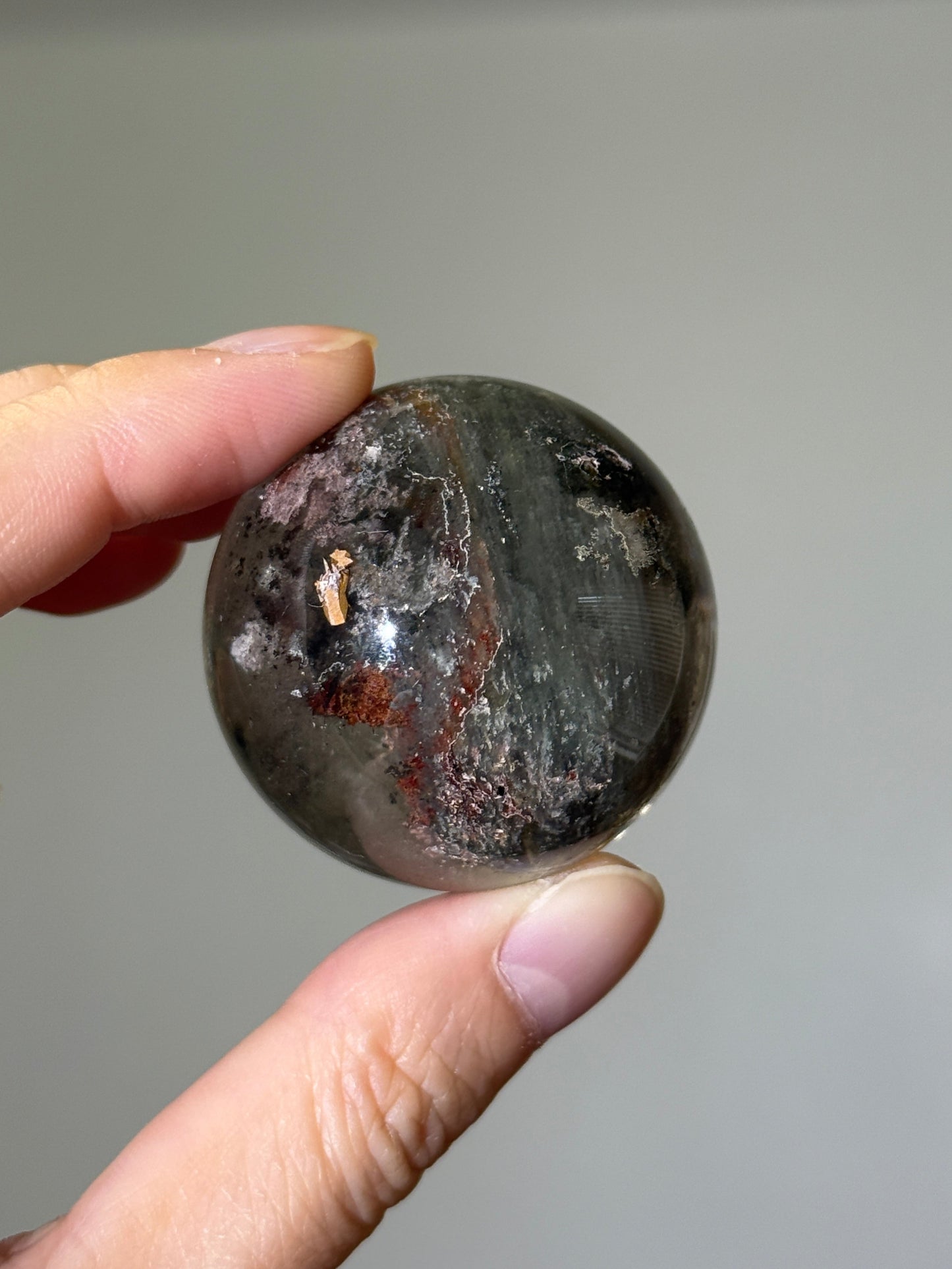 High Quality Garden Quartz Sphere, Zambia