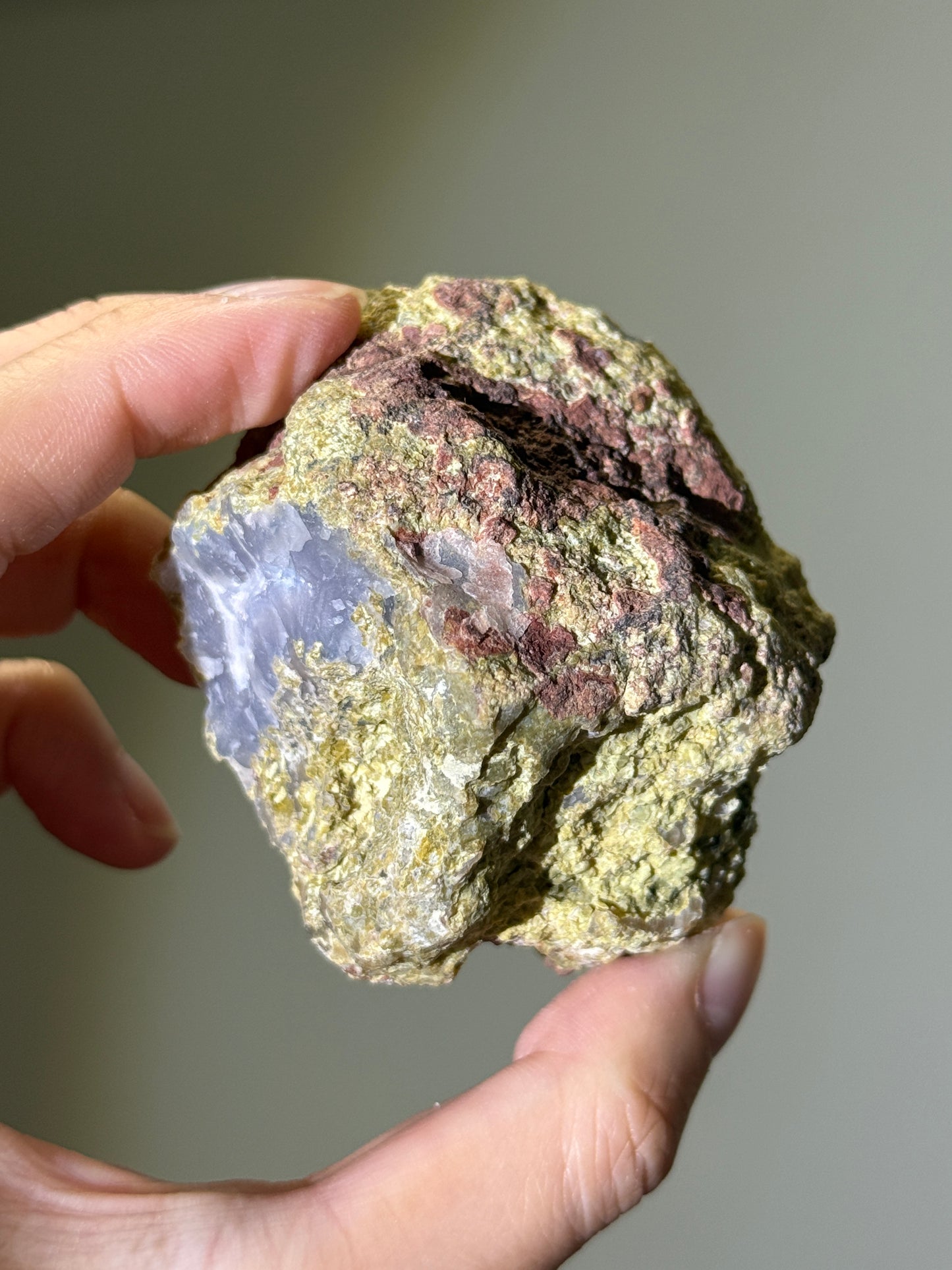 Large Translucent Purple White Laguna Agate, Mexico