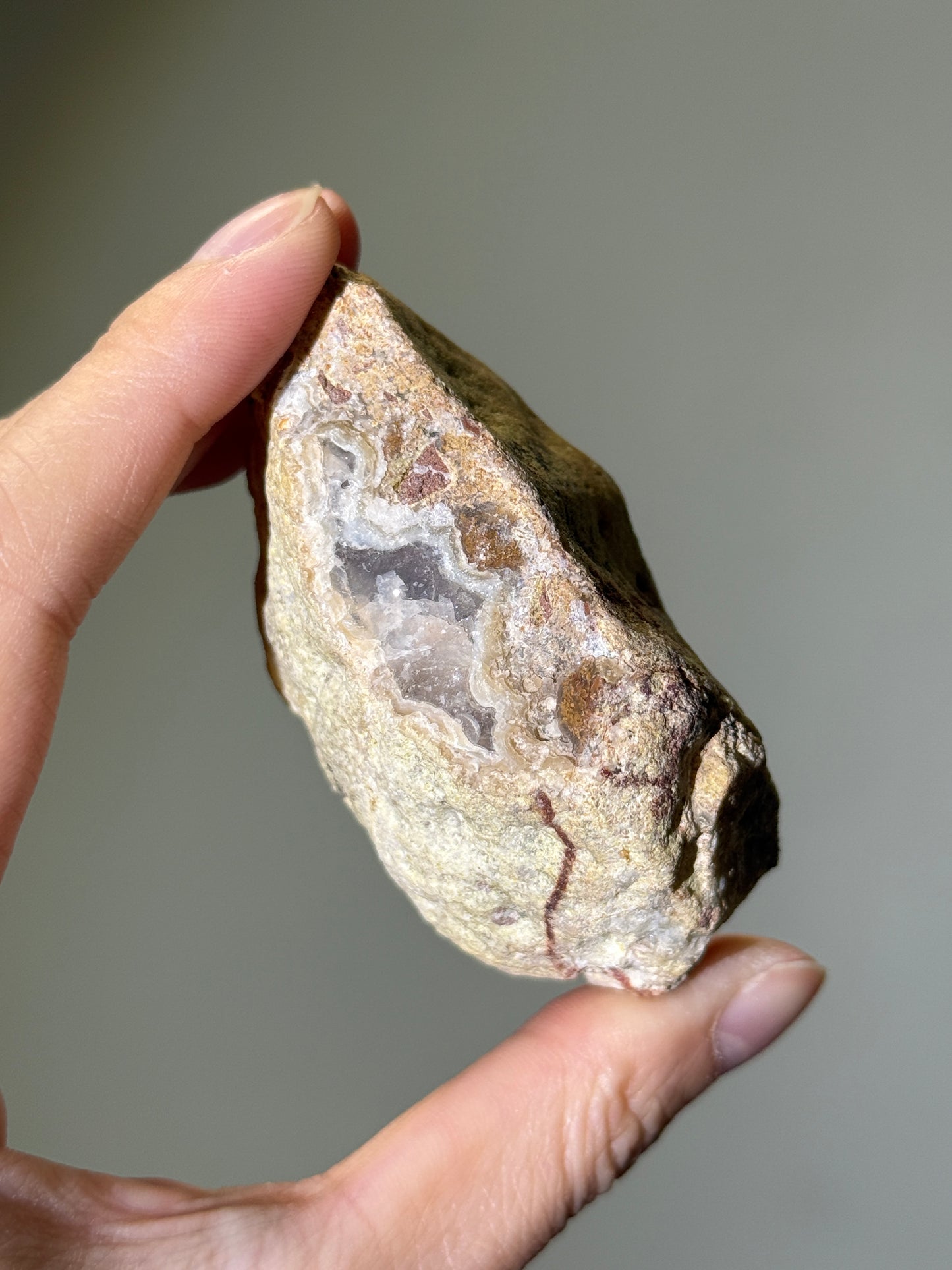 Large Lavender Purple Laguna Agate, Mexico