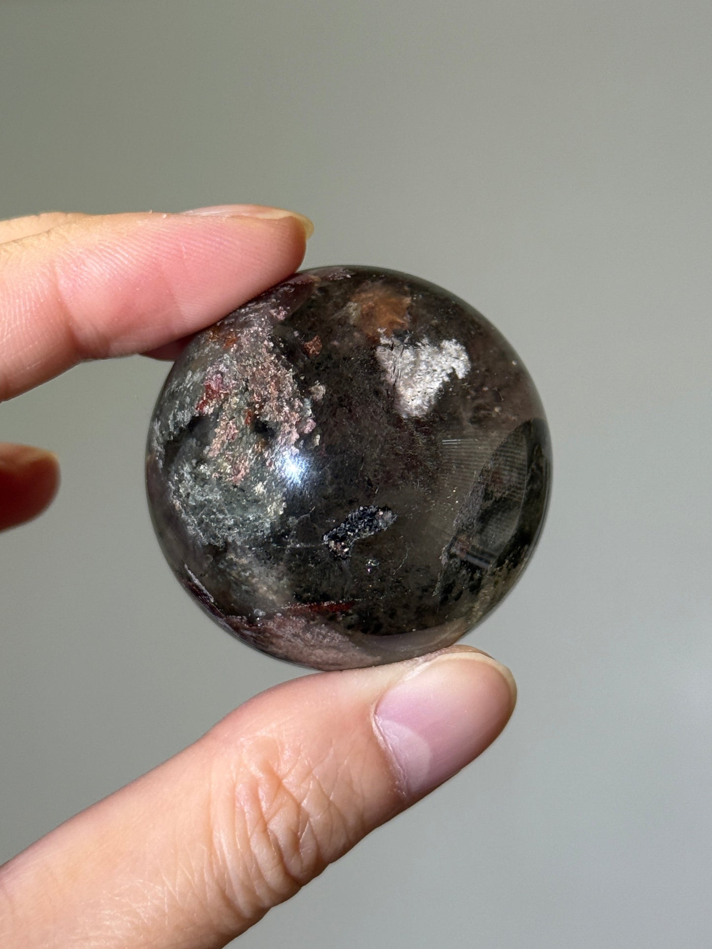 High Quality Garden Quartz Sphere, Zambia