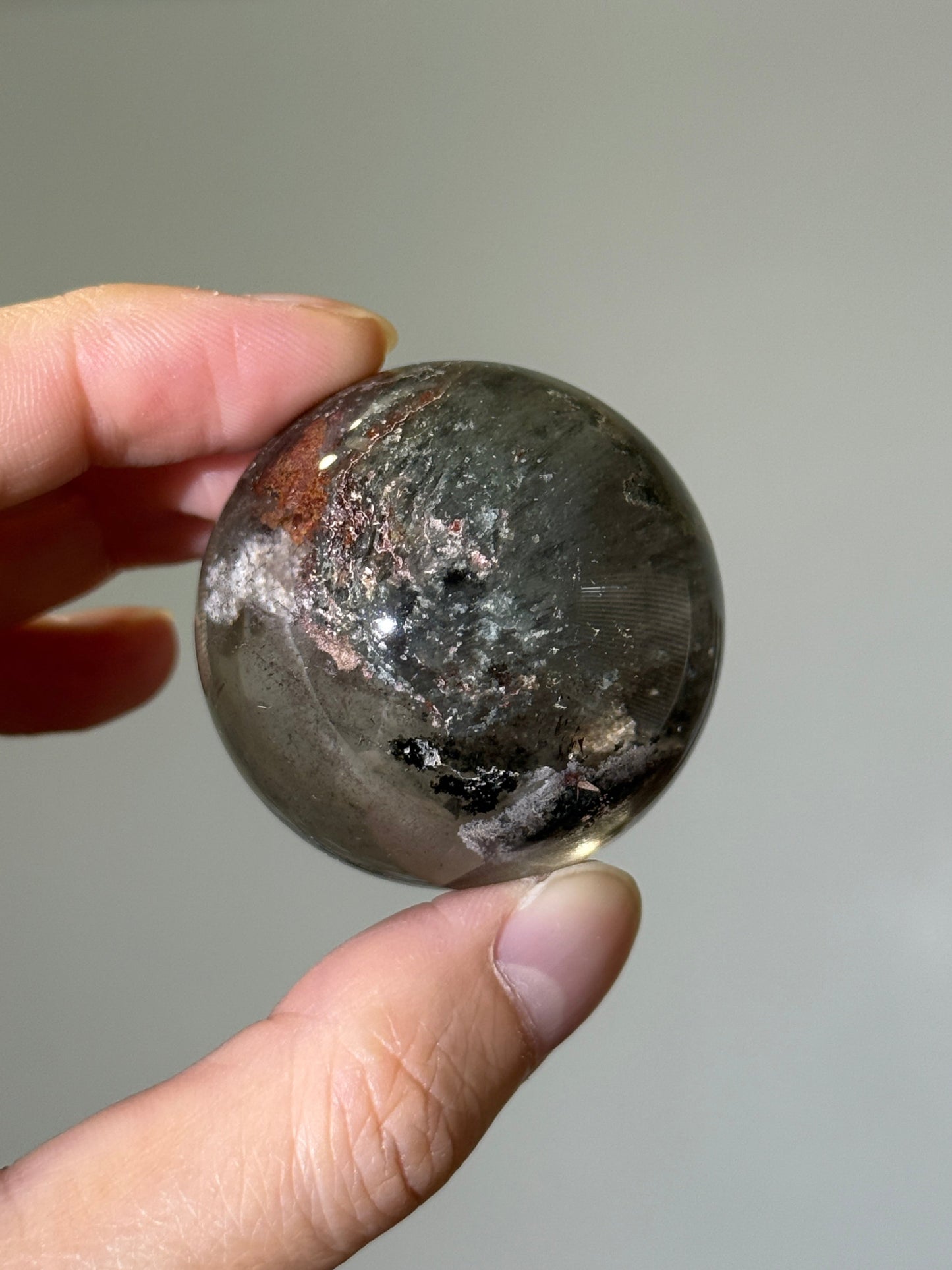 High Quality Garden Quartz Sphere, Zambia
