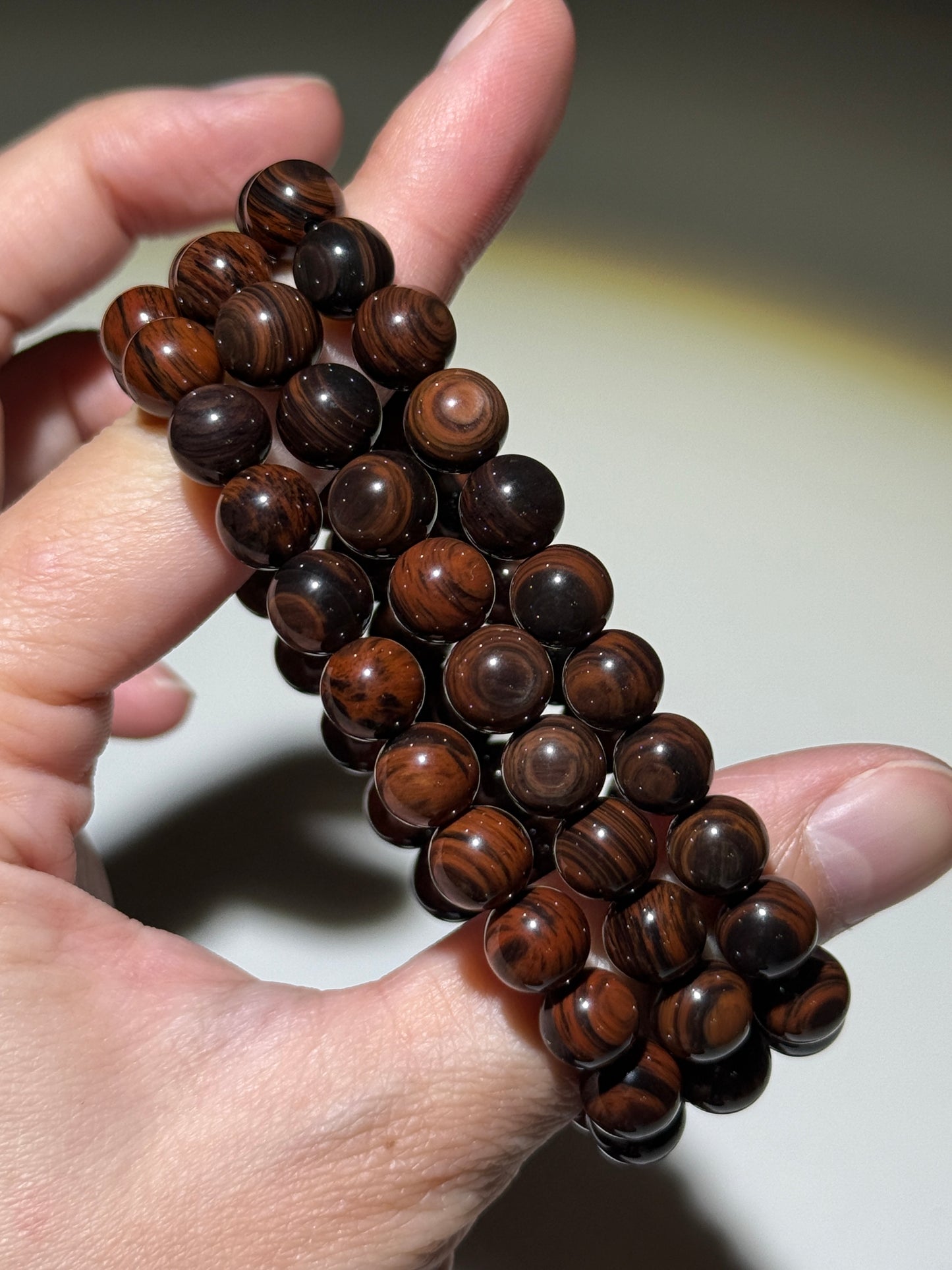 Red Obsidian Bracelets, 8.5-10mm