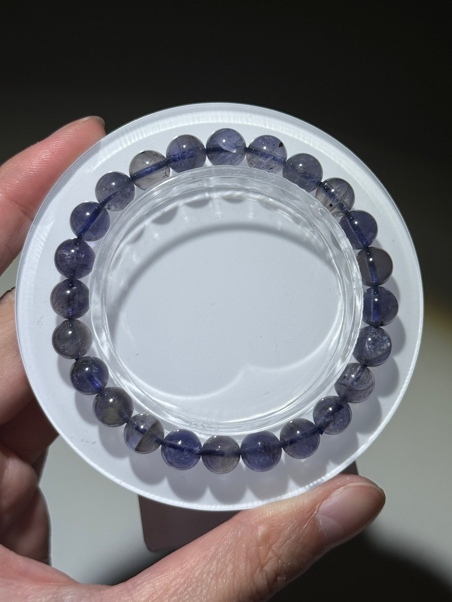 Translucent Iolite Bracelets, 8mm