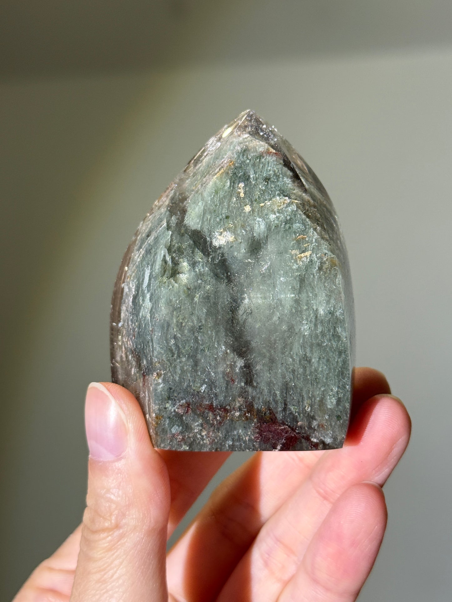 High Quality Mint Icy Garden Quartz Freeform, Zambia