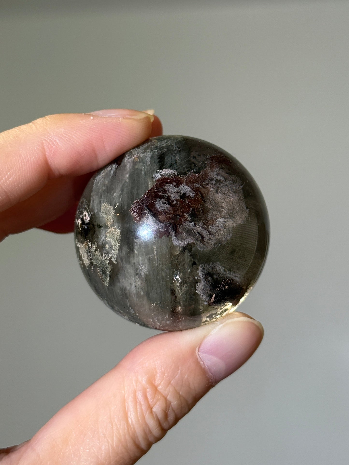 High Quality Garden Quartz Sphere, Zambia