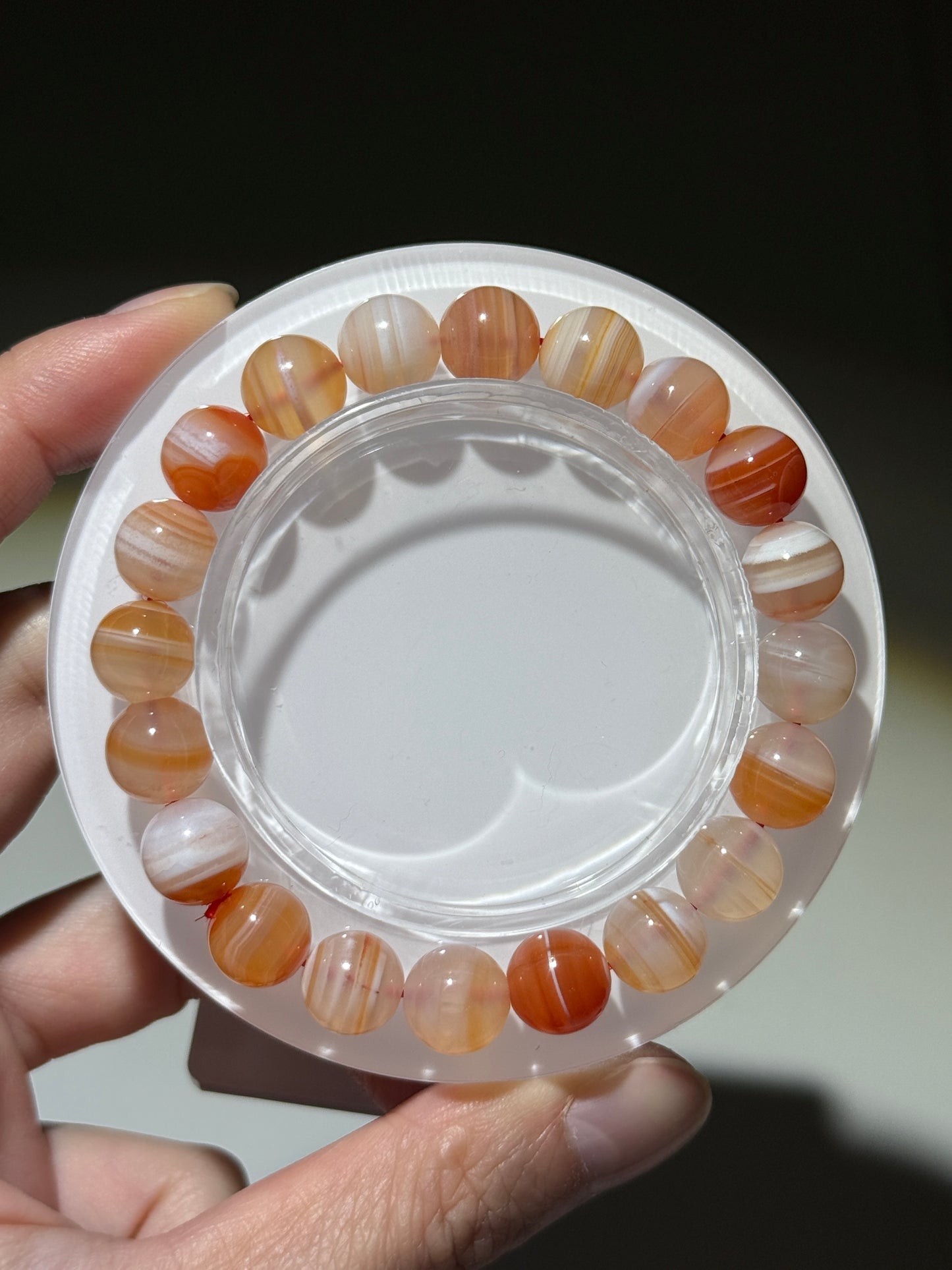 Banded Agate Bracelets, 10mm