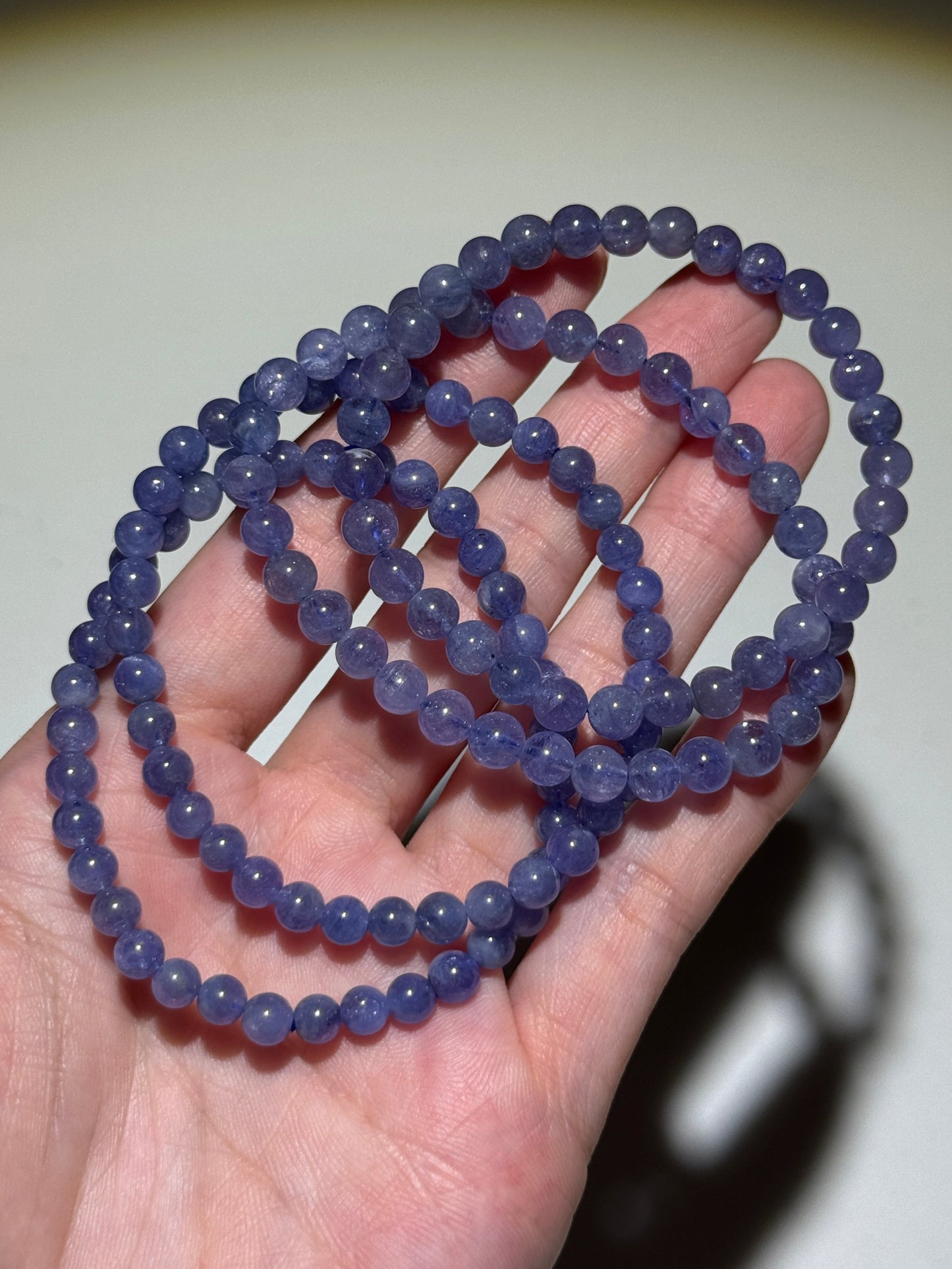 Gemmy Tanzanite Bracelets, 5.5mm