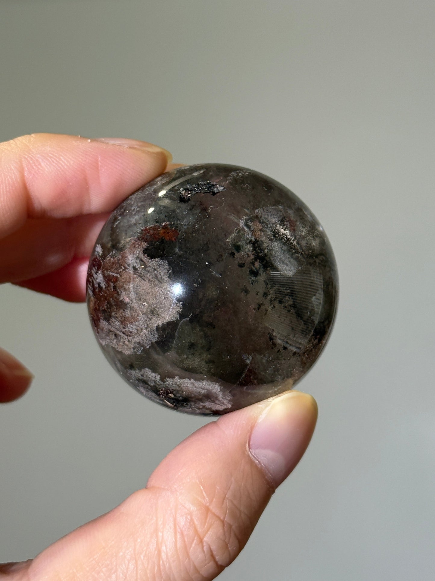 High Quality Garden Quartz Sphere, Zambia