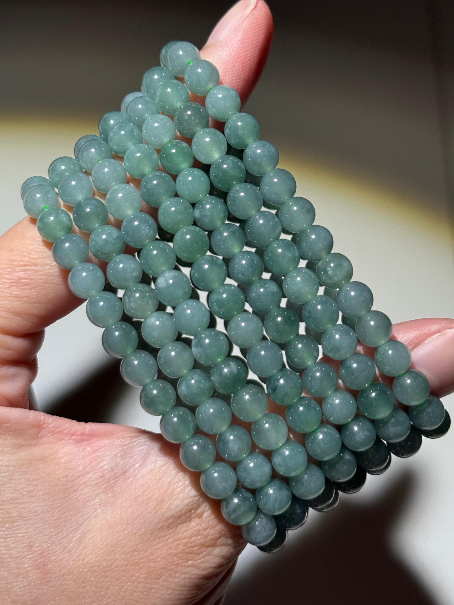 Guatemalan Jade Bracelets, 5.5-6mm