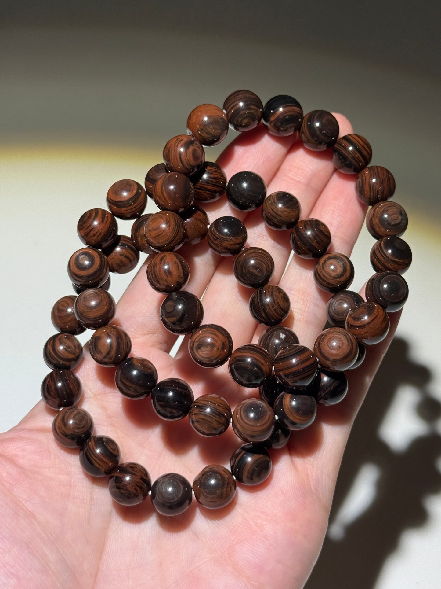 Red Obsidian Bracelets, 8.5-10mm