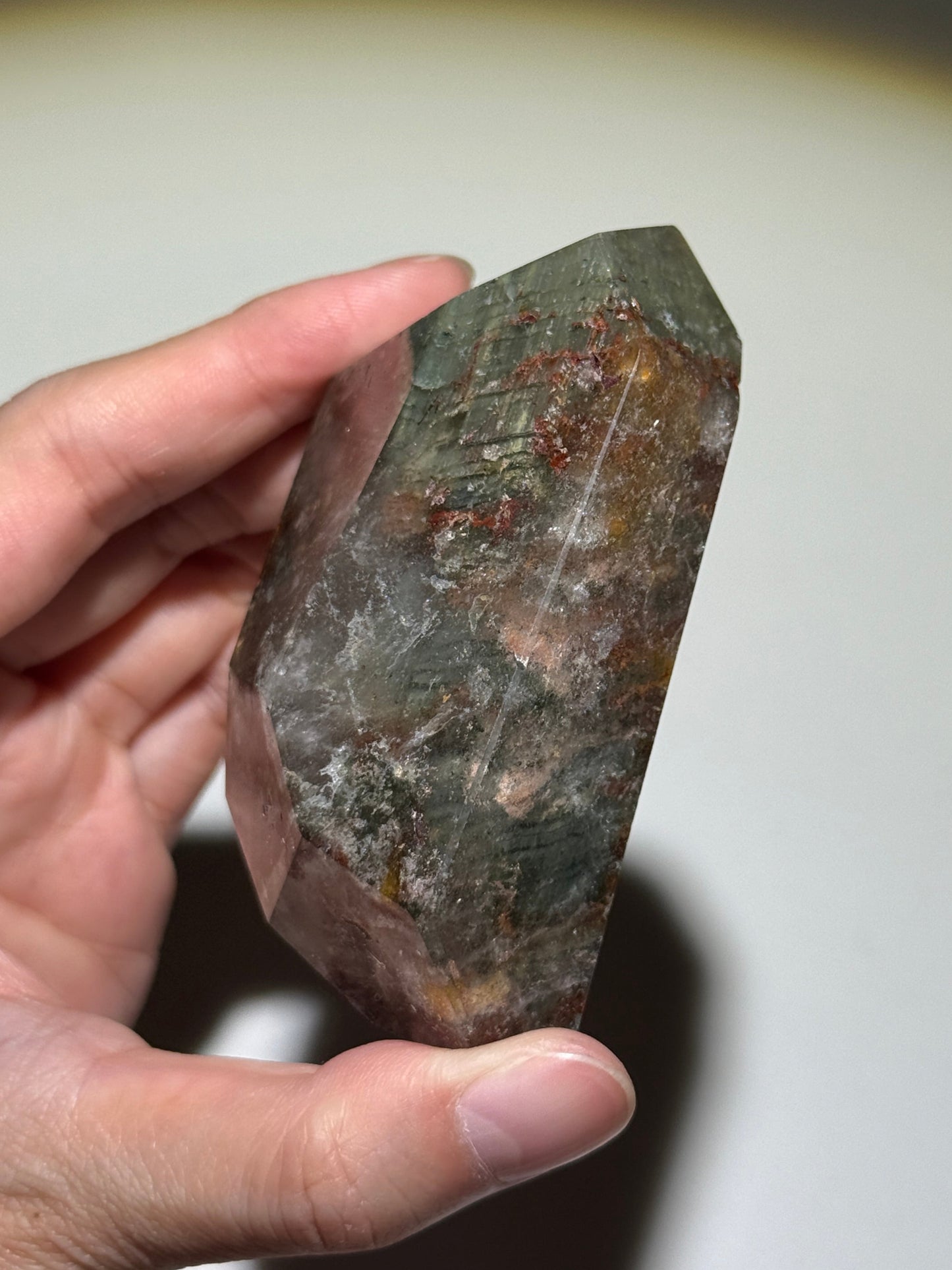 Large Layered Garden Quartz Freeform, Zambia