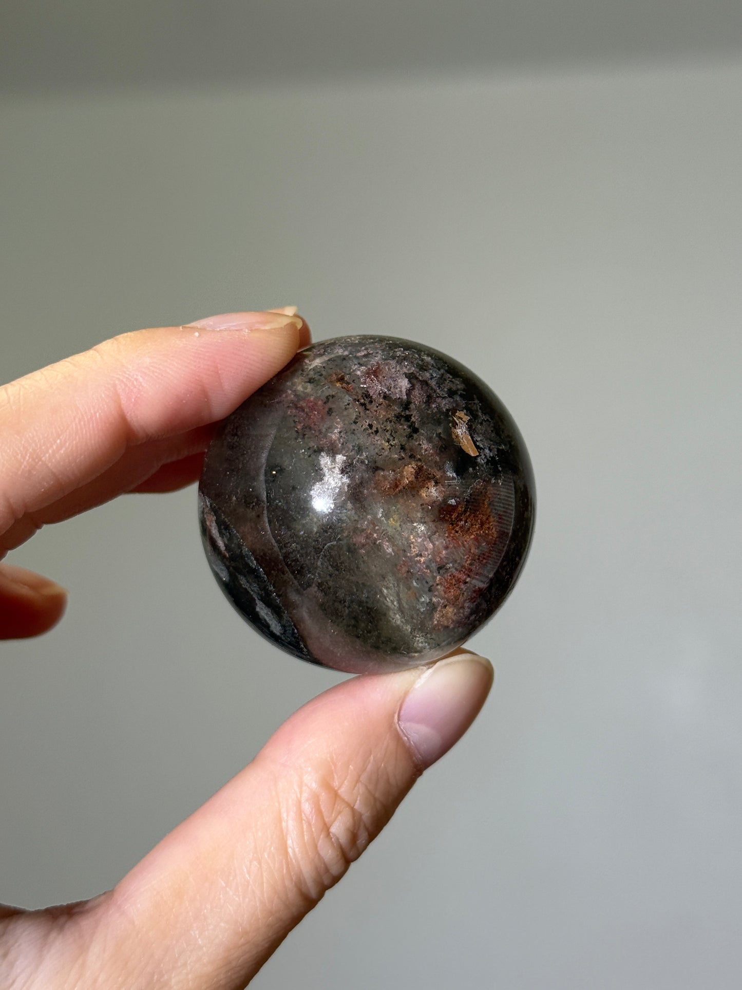 High Quality Garden Quartz Sphere, Zambia