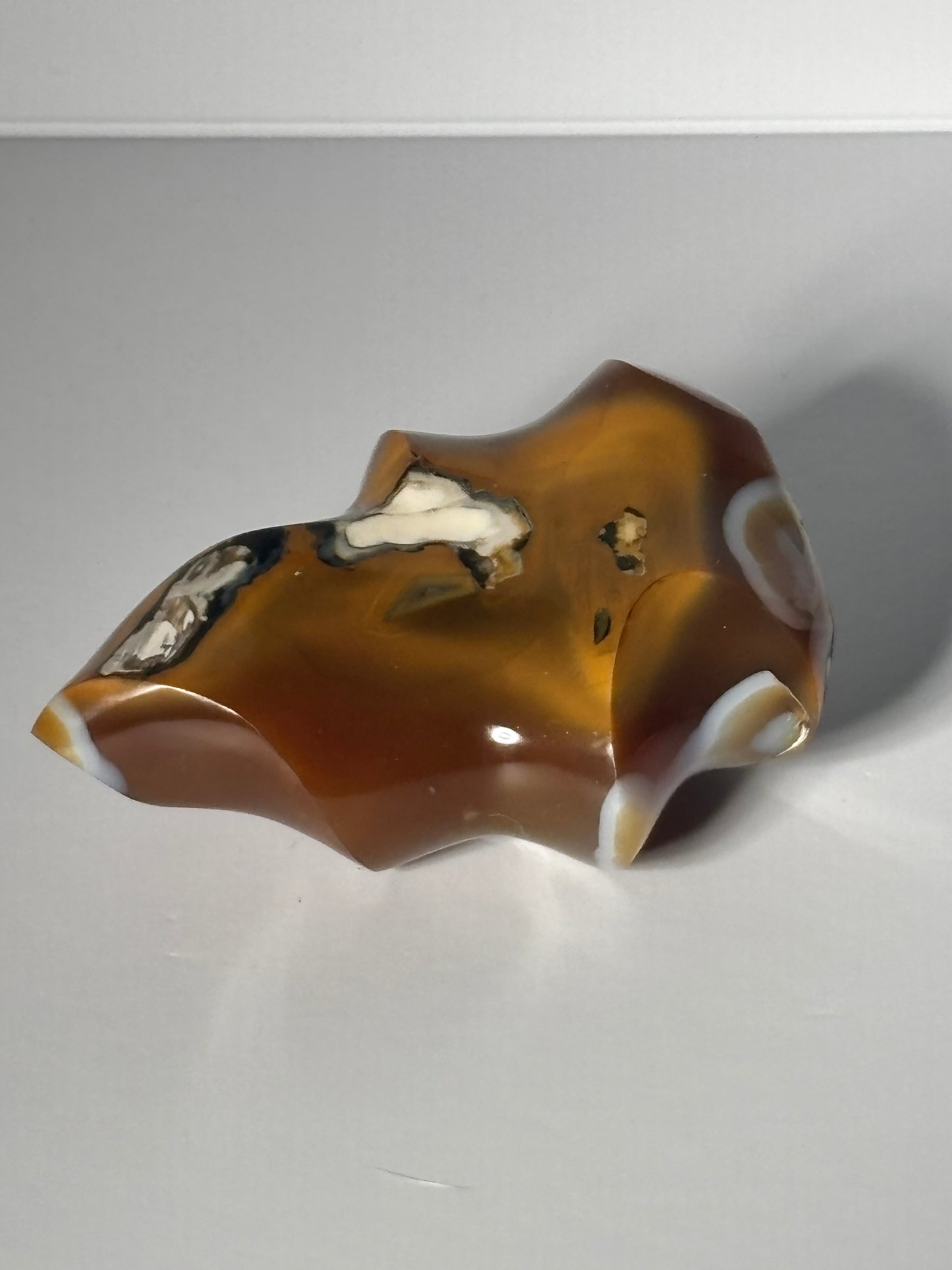 Funky Orca Carnelian Agate Flame, Madagascar