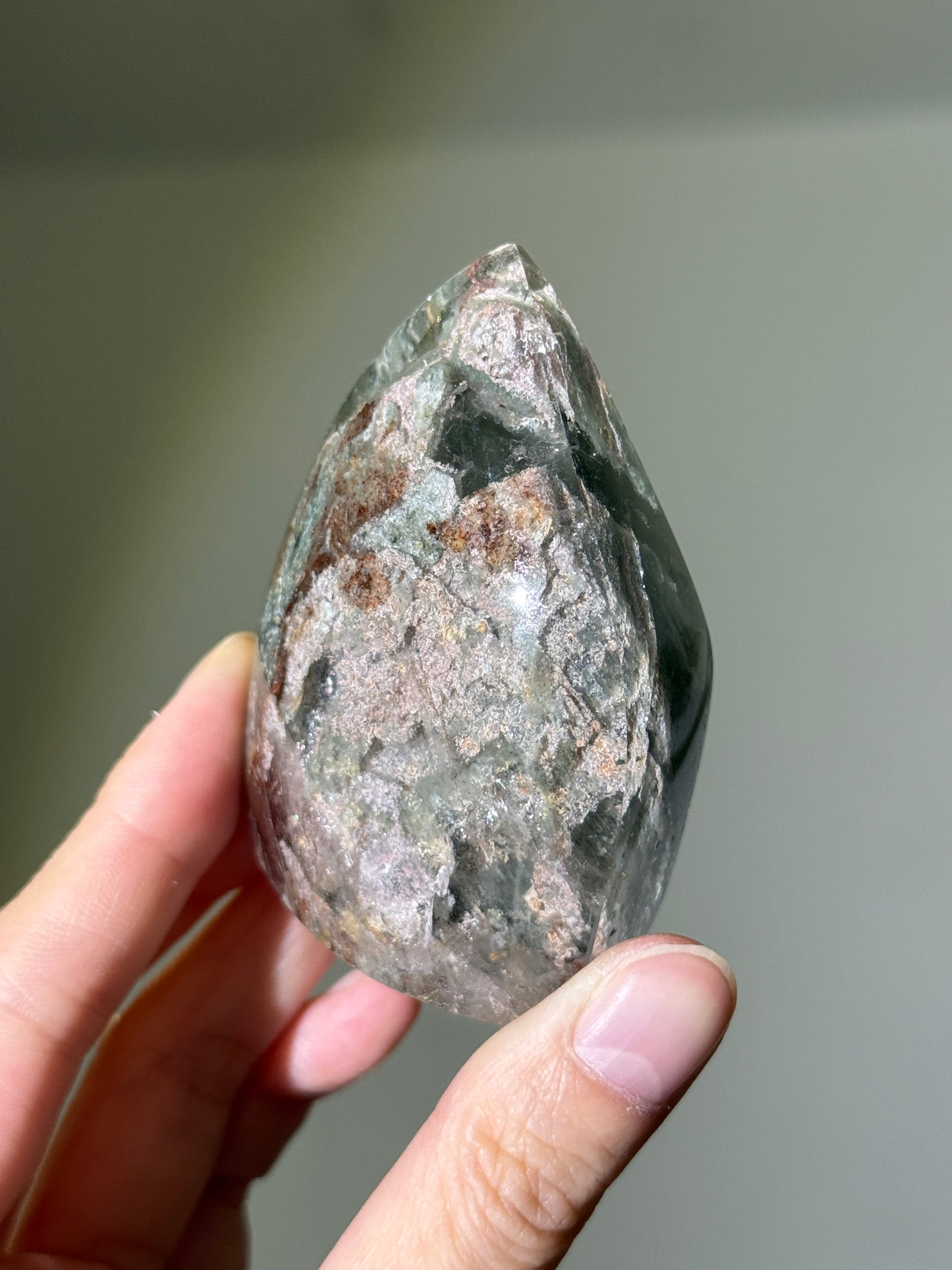 High Quality Mint Icy Garden Quartz Freeform, Zambia