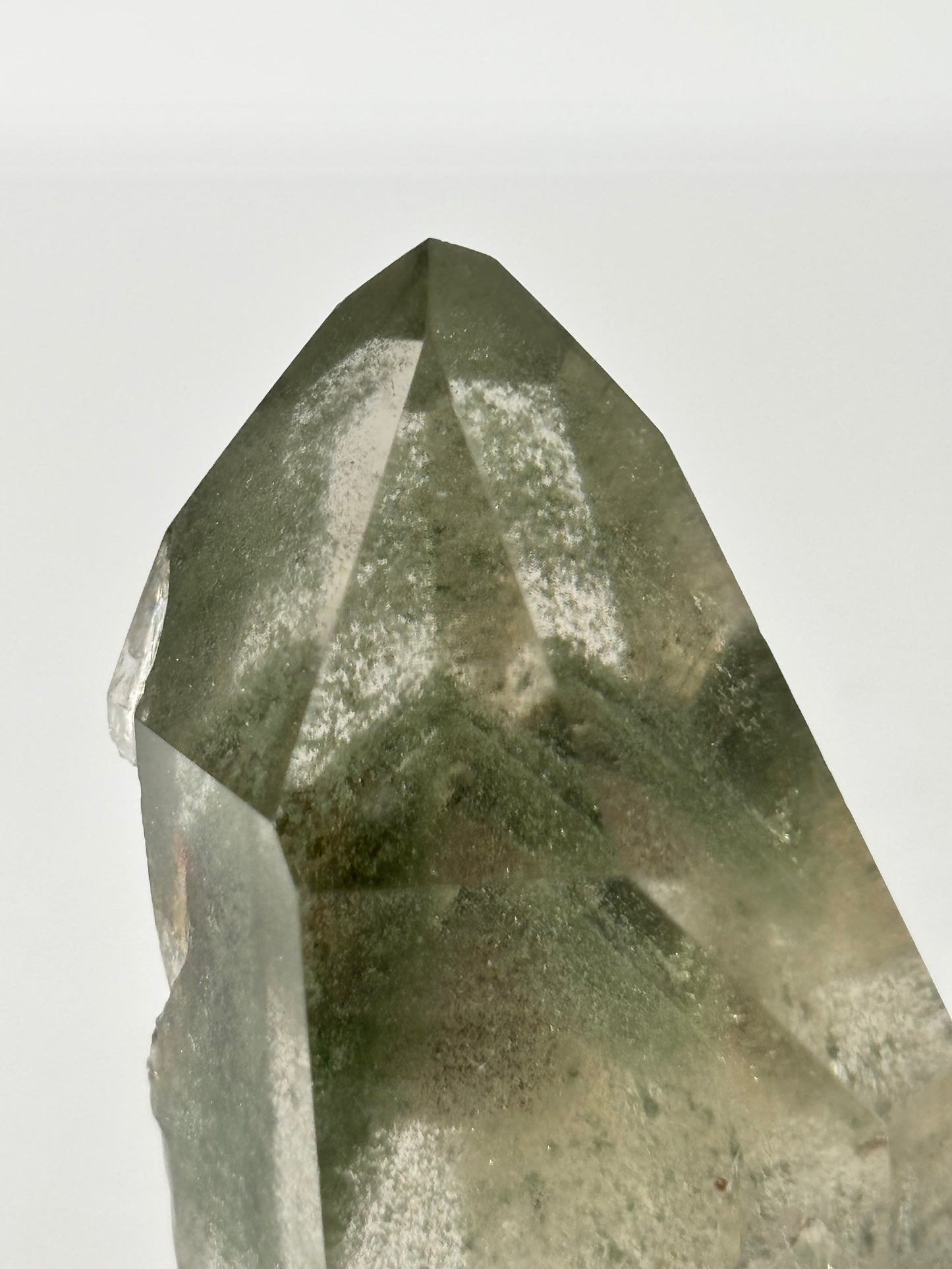 High Quality Green Phantom Chlorite Tower, Brazil