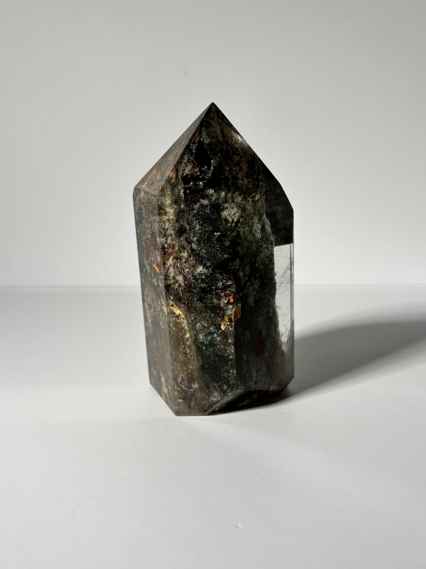 Large Colorful Garden Quartz Tower, Zambia