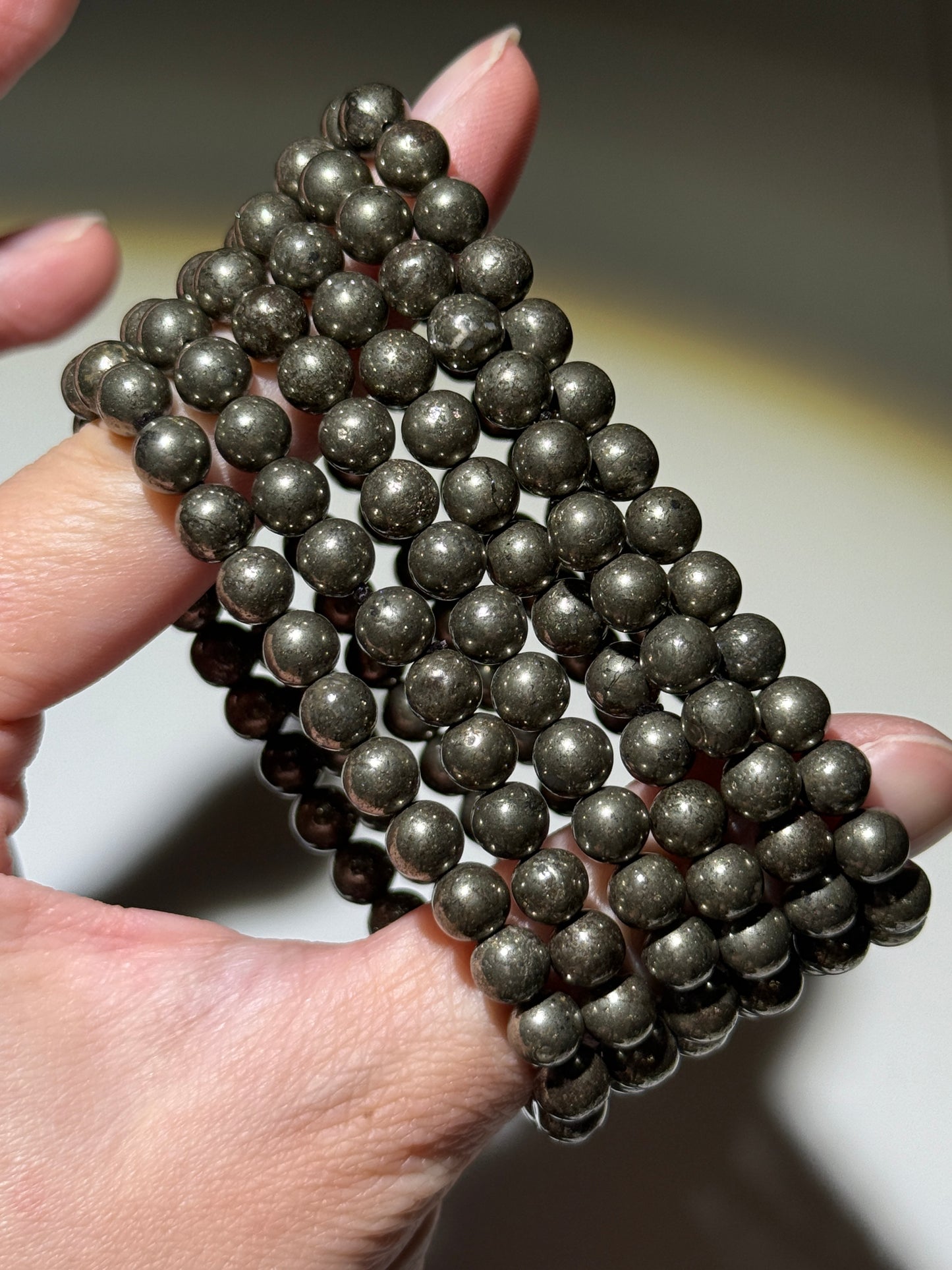 Chalcopyrite Bracelets, 7mm