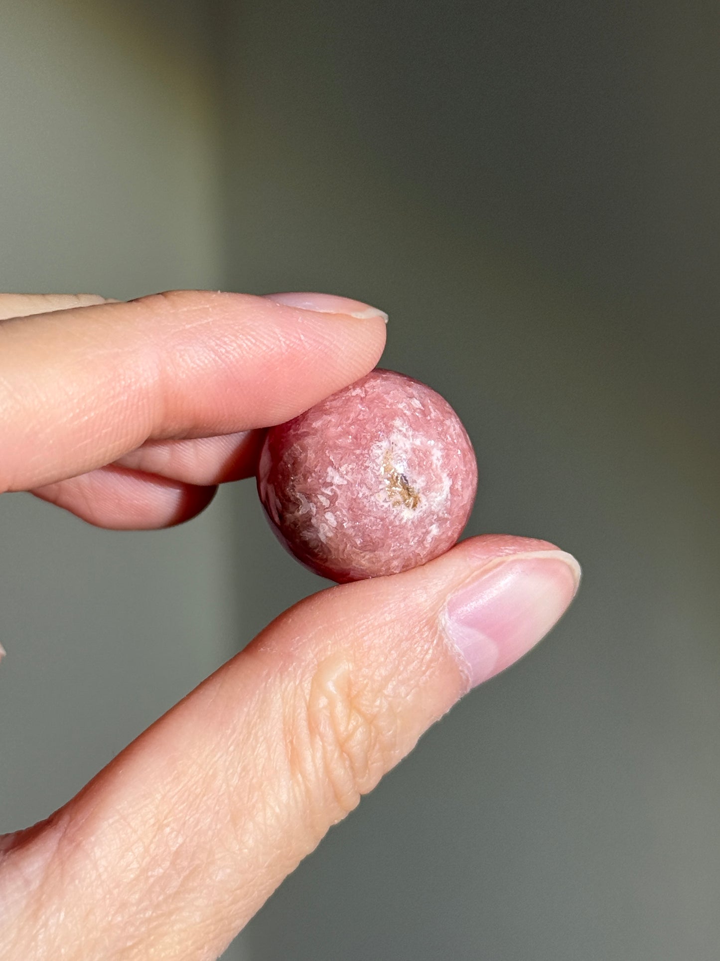 Gemmy Rhodochrosite Sphere, Argentina