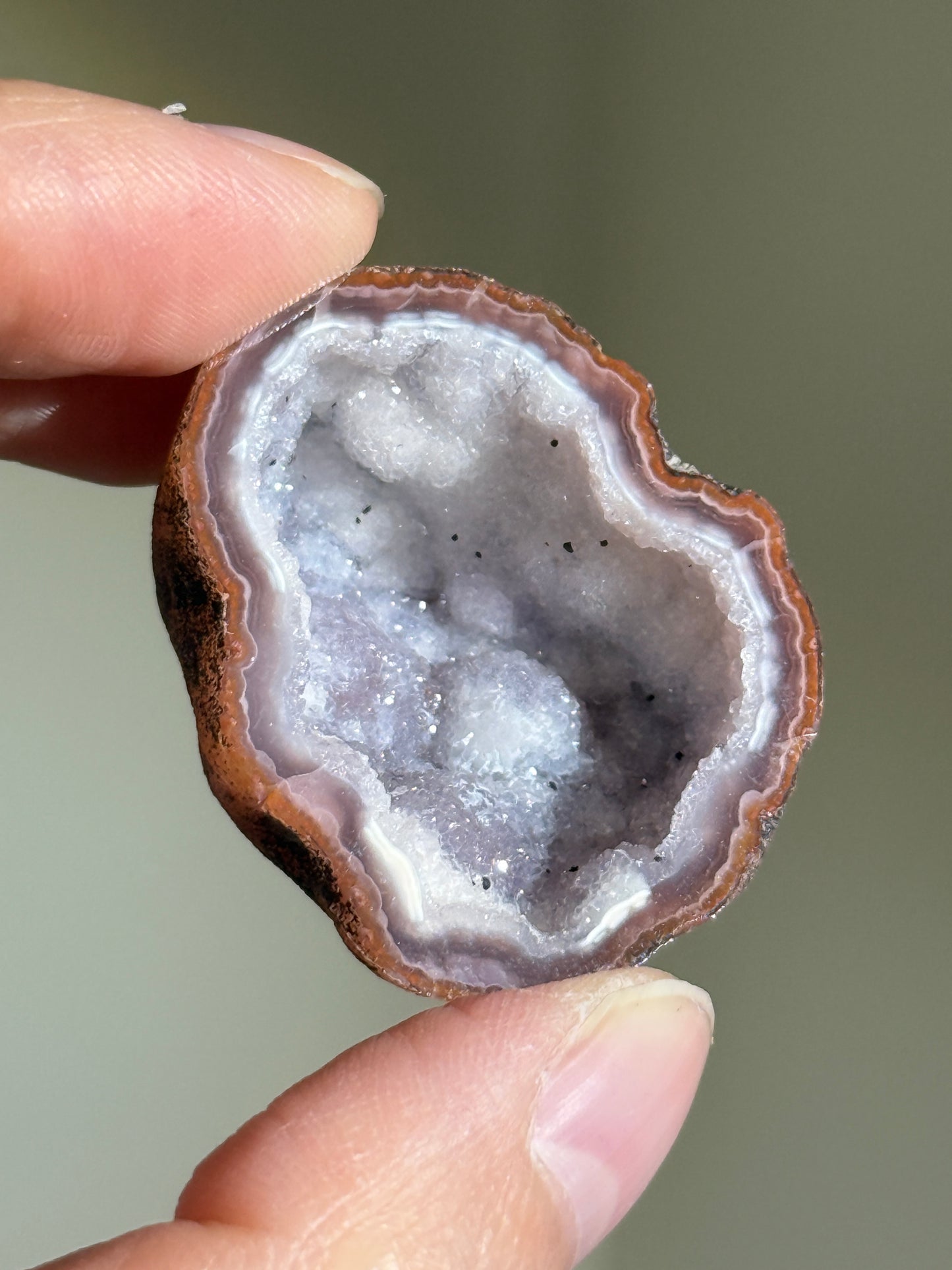 Druzy Laguna Agate, Mexico