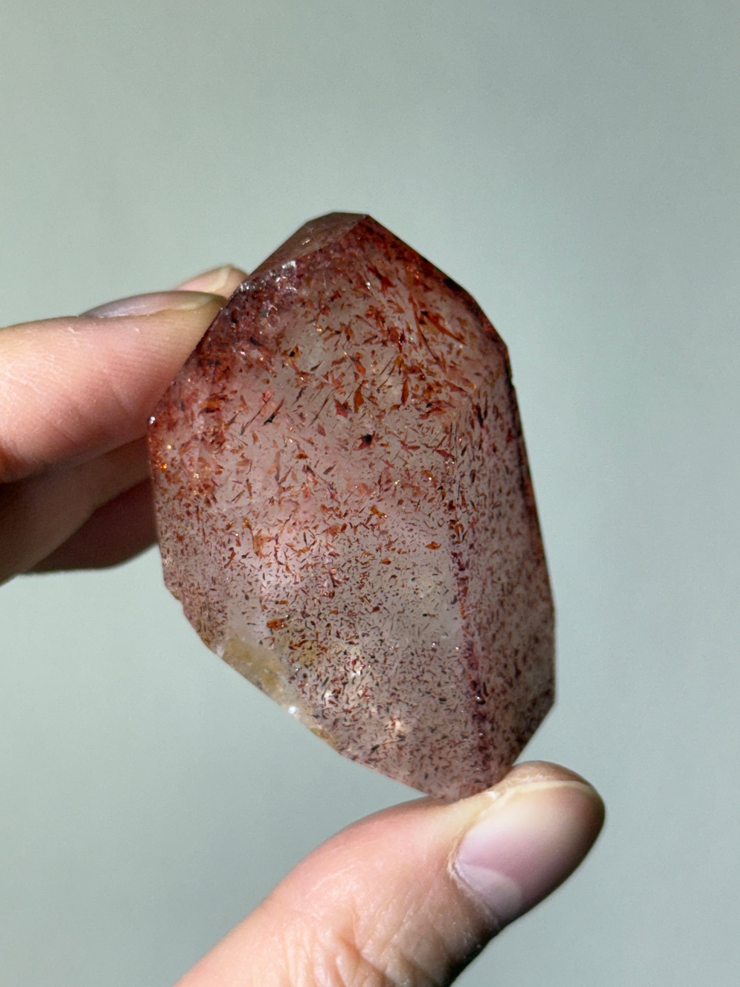 Large Harlequin Quartz Freeform, South Africa