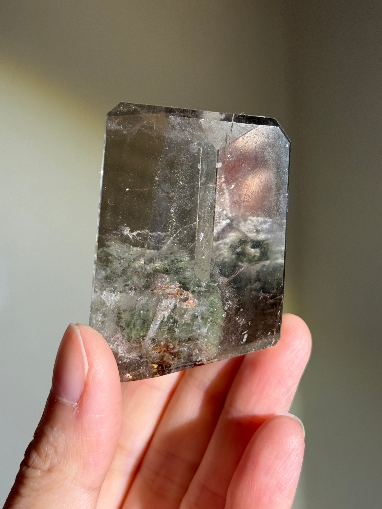 Large Layered Garden Quartz Freeform, Zambia