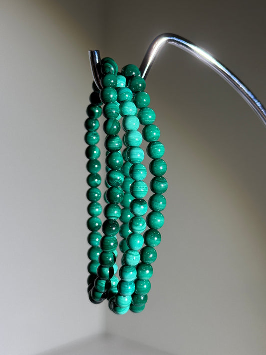 Malachite Bracelets, 5.5mm