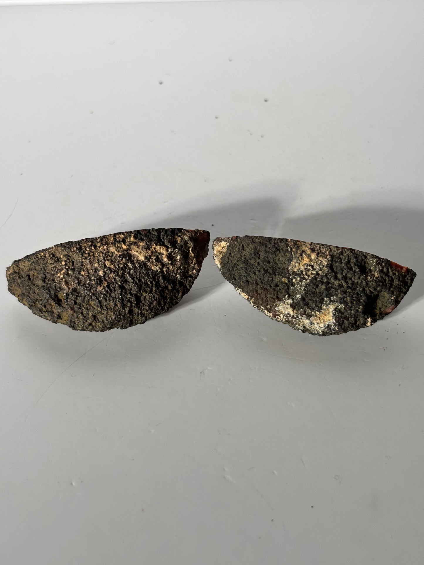 High Quality Druzy Zhanguo Agate Pair, China