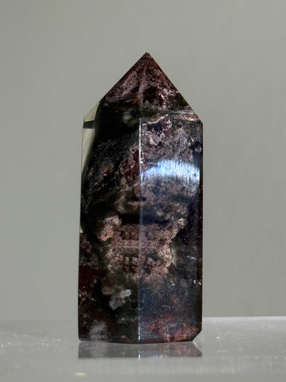 High Quality Purple Green Garden Quartz Tower, Zambia