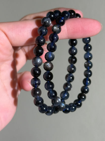 High Quality Devil Aquamarine Bracelets, 7mm