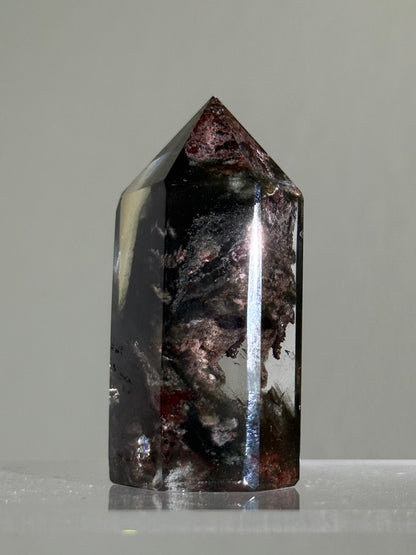 High Quality Purple Green Garden Quartz Tower, Zambia