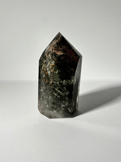 Large Colorful Garden Quartz Tower, Zambia