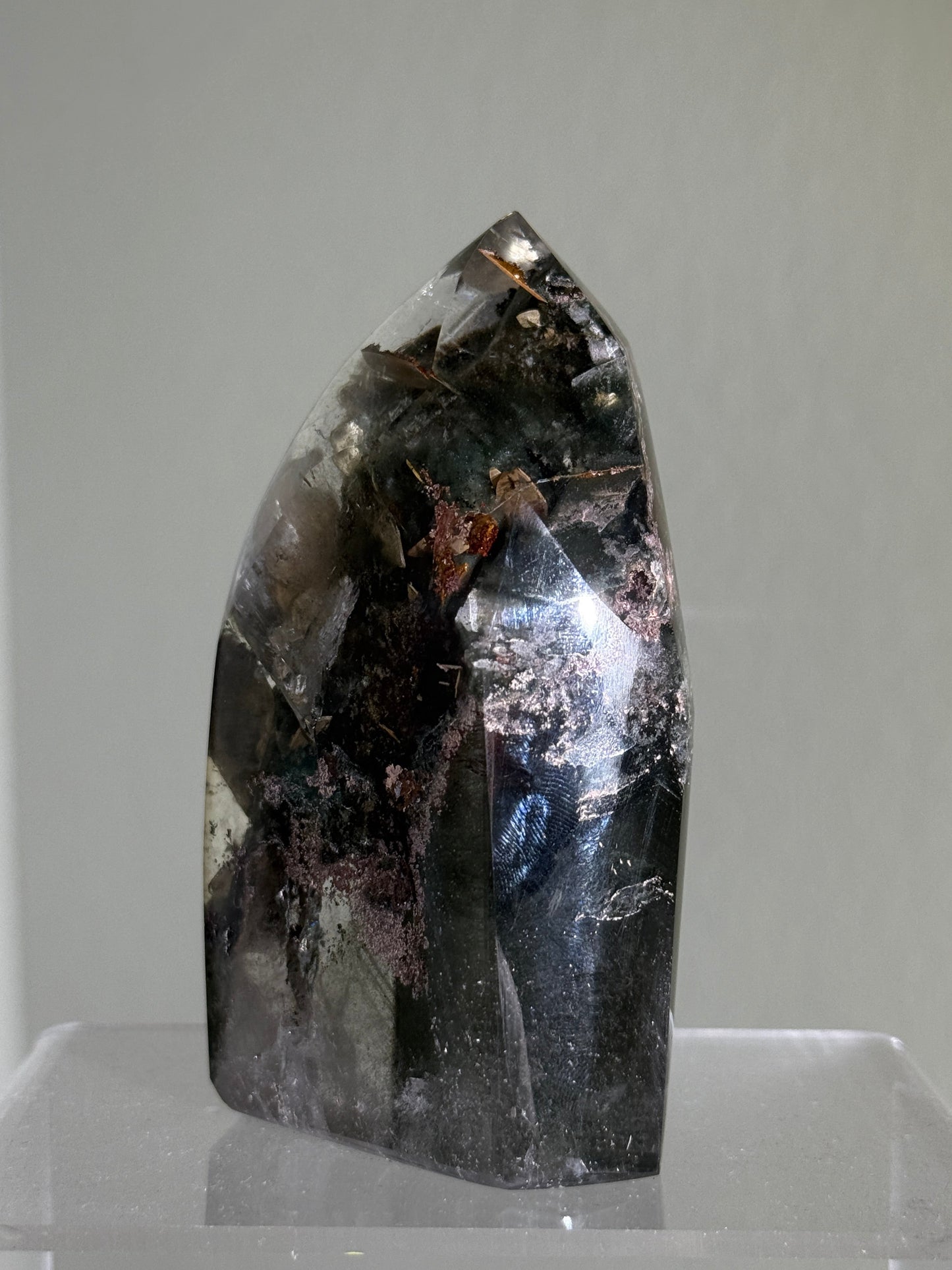 High Quality Rare Garden Quartz Freeform With Mica Inclusion, Zambia