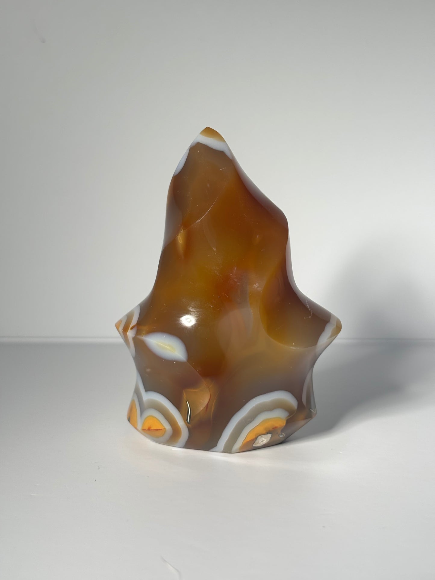 Funky Orca Carnelian Agate Flame, Madagascar