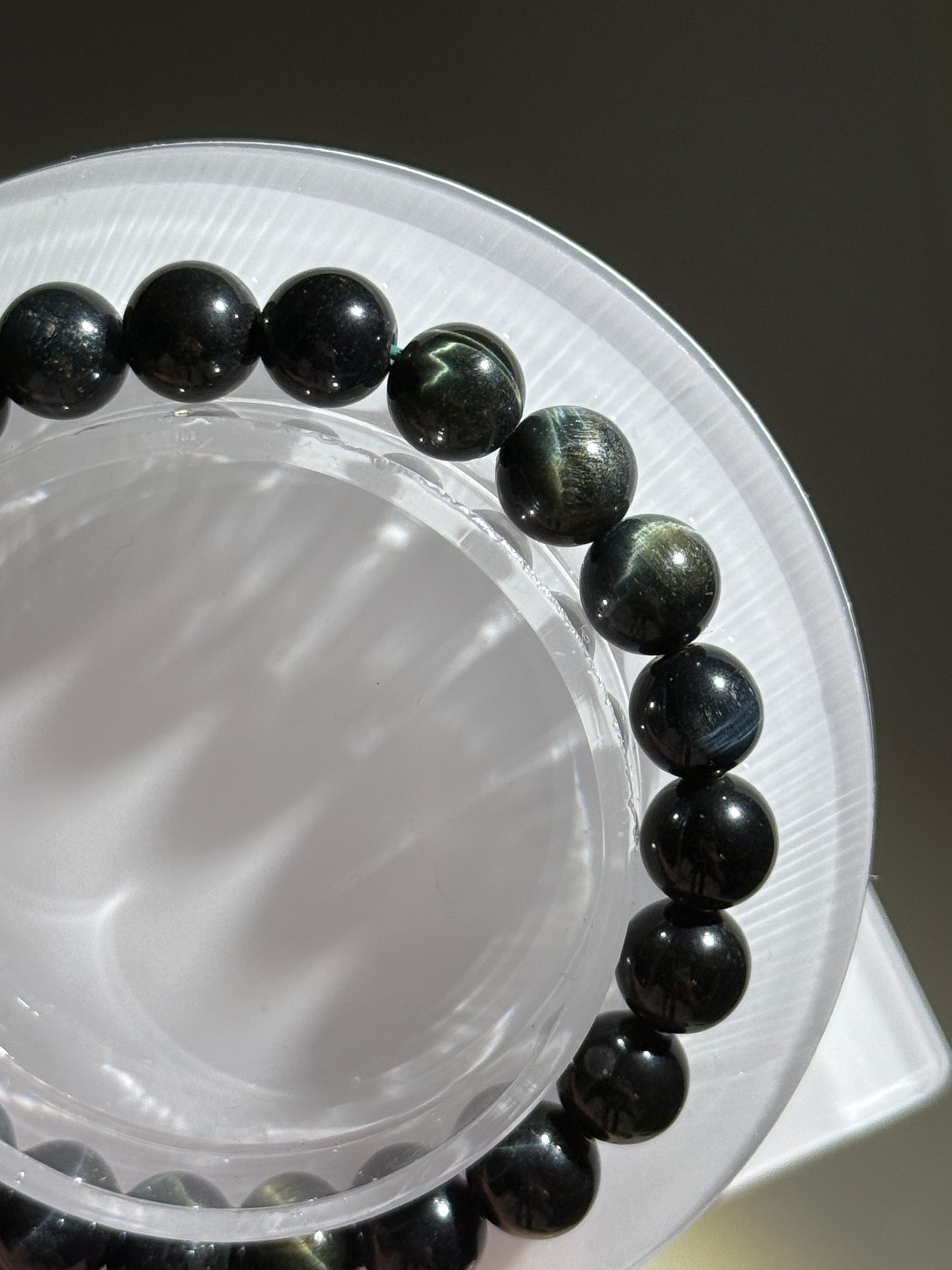 Blue Tiger Eye Bracelets, 8mm