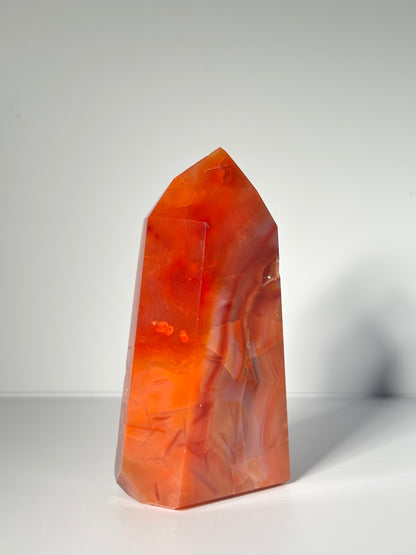 Large Druzy Carnelian Agate Tower, Brazil