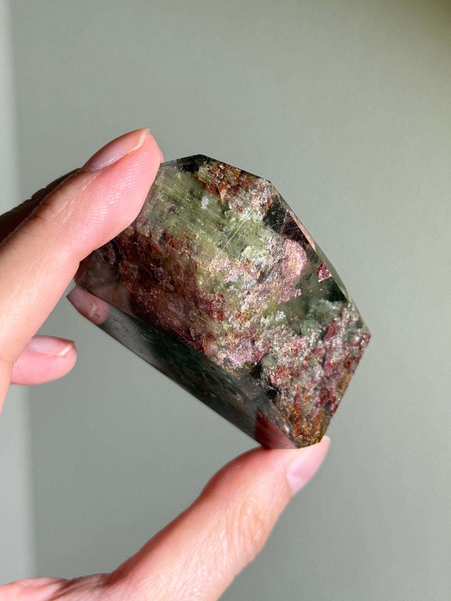 High Quality Vibrant Colorful Garden Quartz Freeform, Zambia