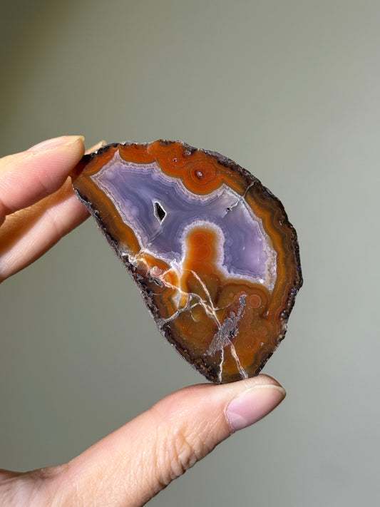 Unique Purple & Orange Laguna Agate, Mexico