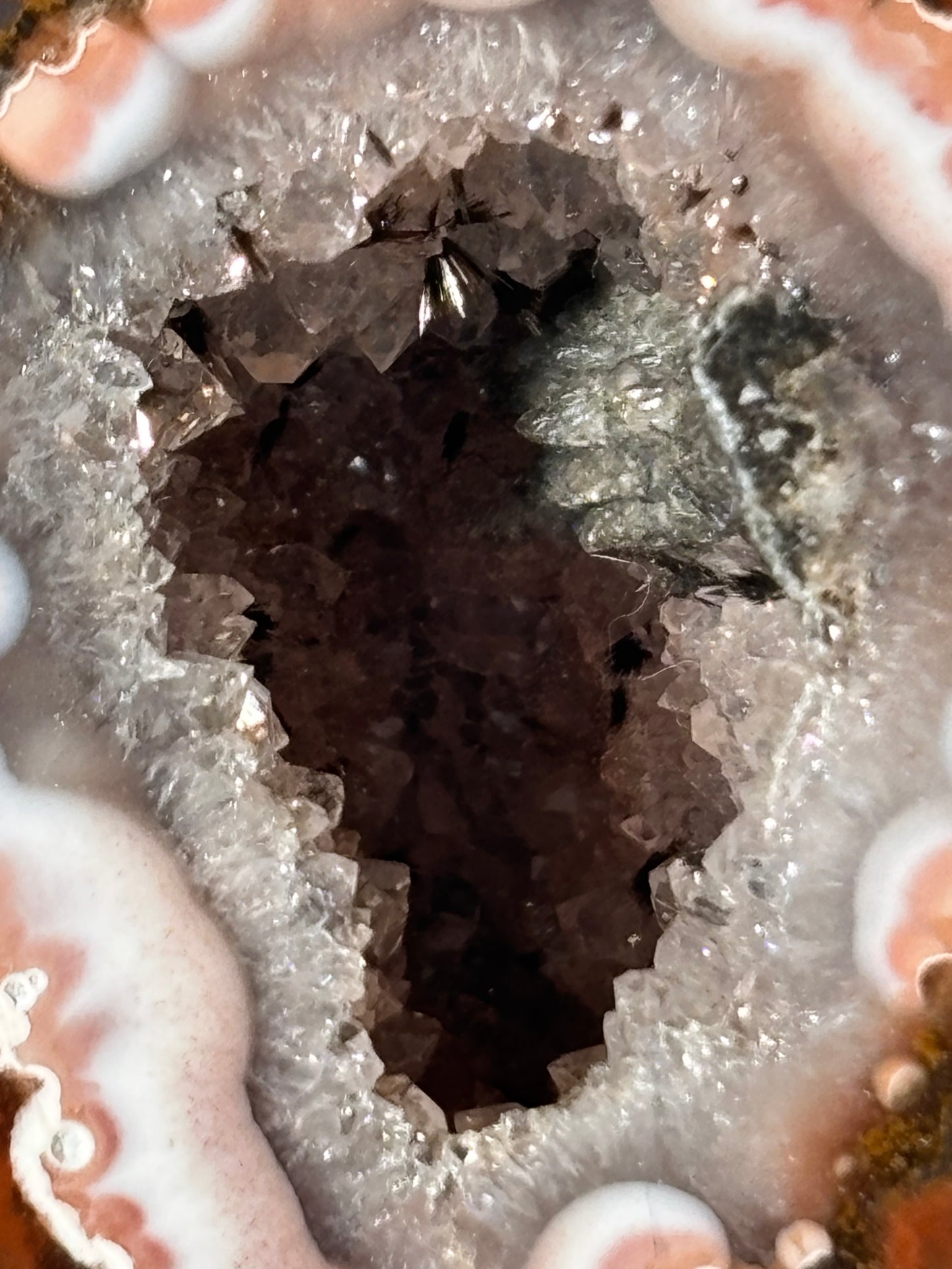 Unique Druzy Zhanguo Agate Pair, China