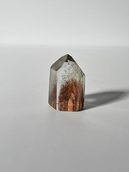 High Quality Water Clear Phantom Garden Quartz Tower, Brazil