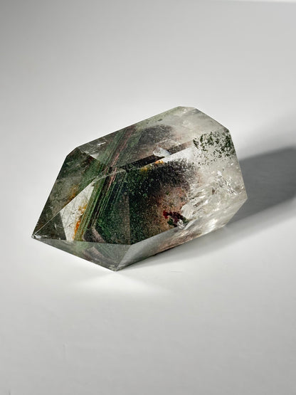 High Quality Green Phantom Chlorite & Lodalite Tower, Brazil