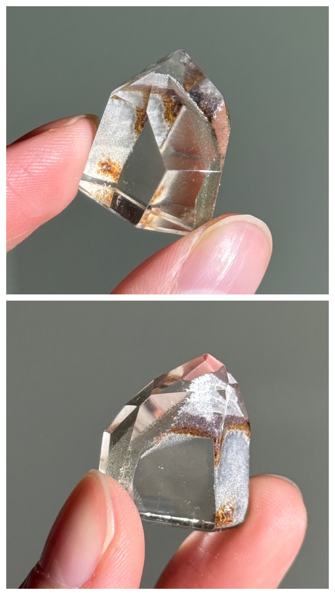 High Quality Water Clear Phantom Lodalite Baby Towers, Brazil