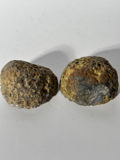 High Quality Saturated Pink Zhanguo Agate Pair, China