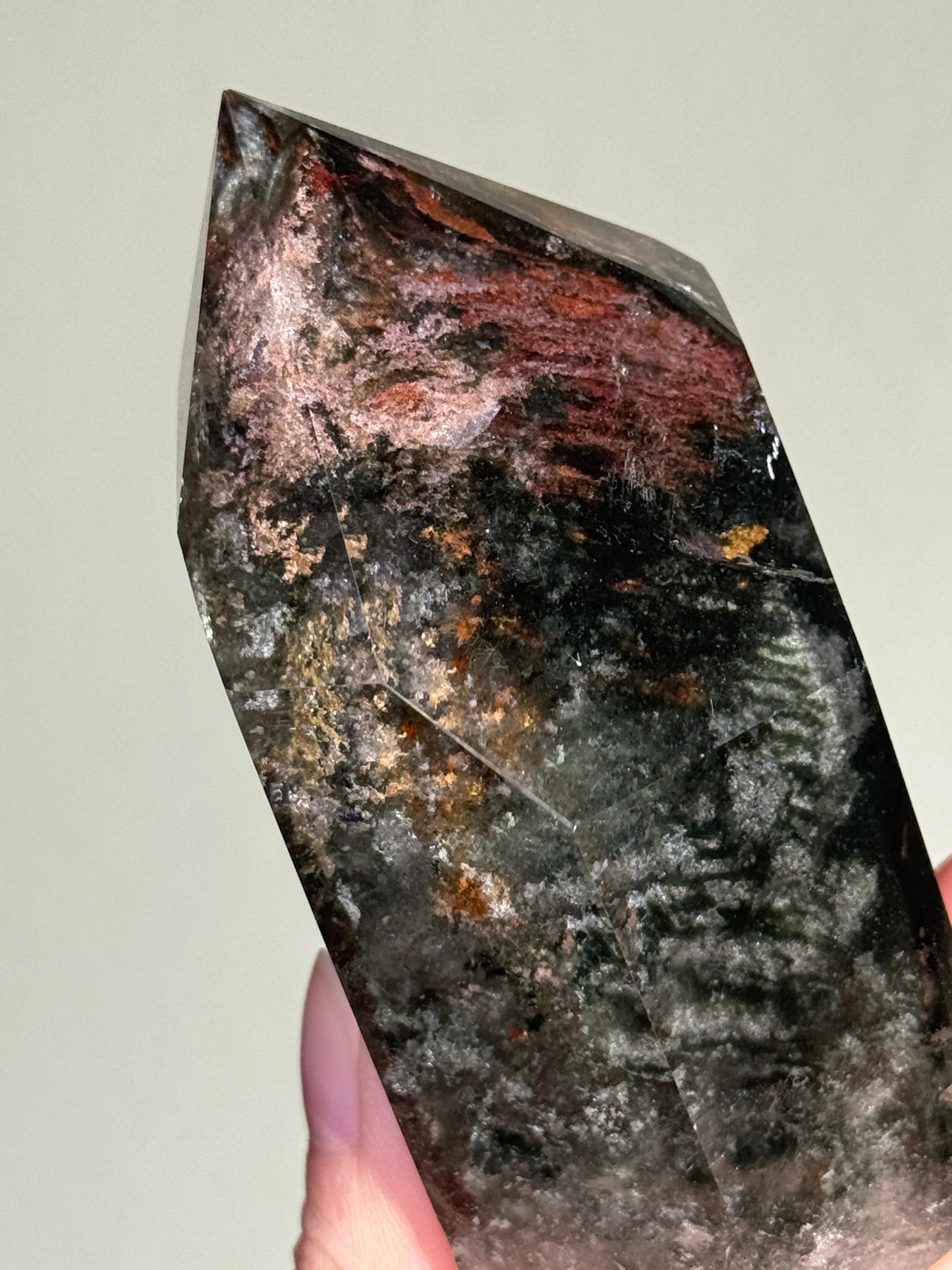 Large Chunky Moody Garden Quartz Tower, Zambia