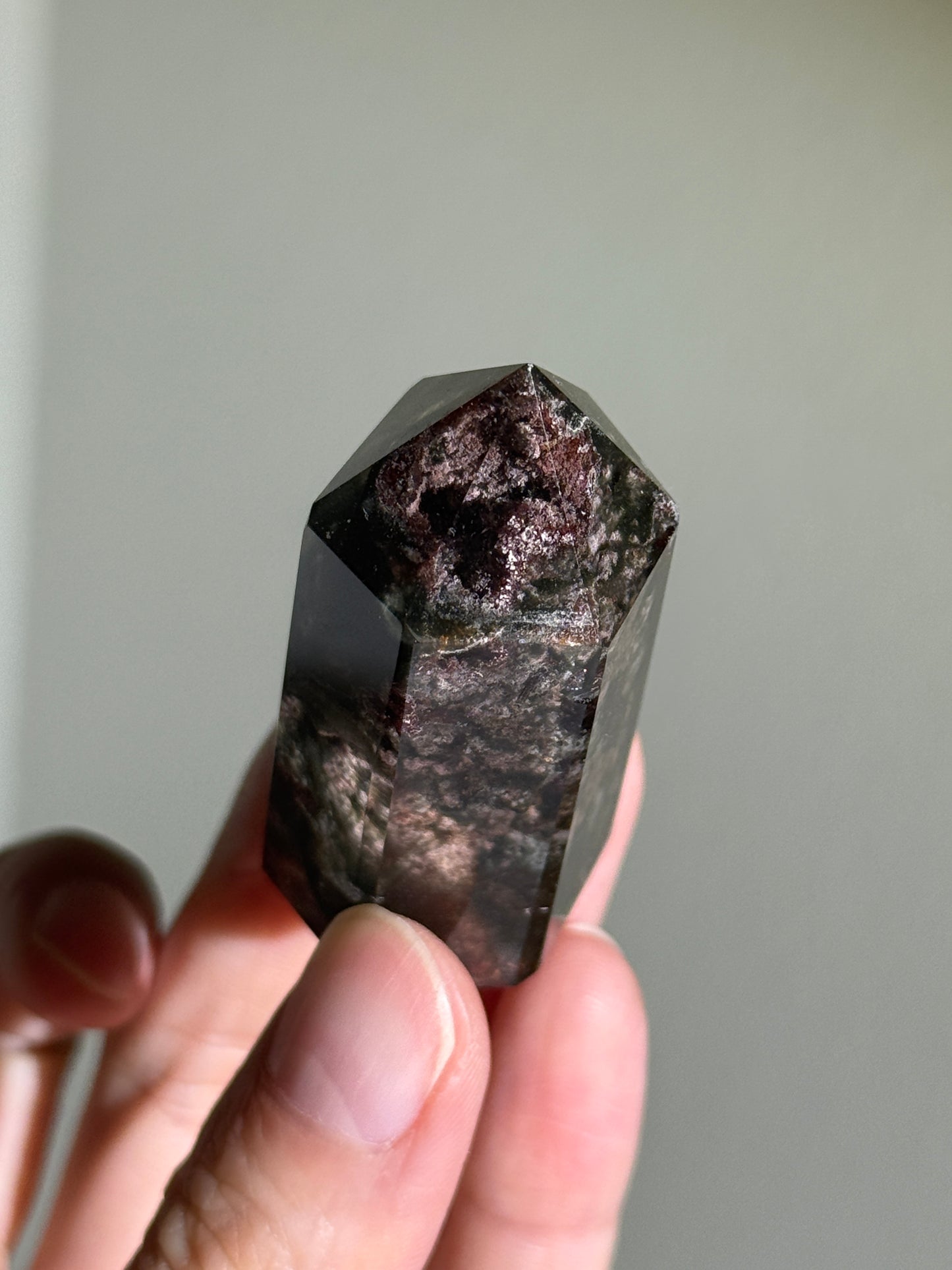High Quality Purple Green Garden Quartz Tower, Zambia