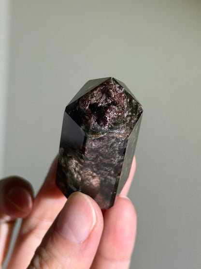 High Quality Purple Green Garden Quartz Tower, Zambia