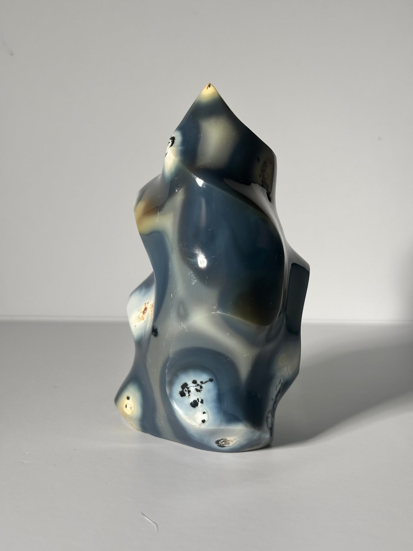 Large Spooky Dendritic Orca Agate Freeform, Madagascar