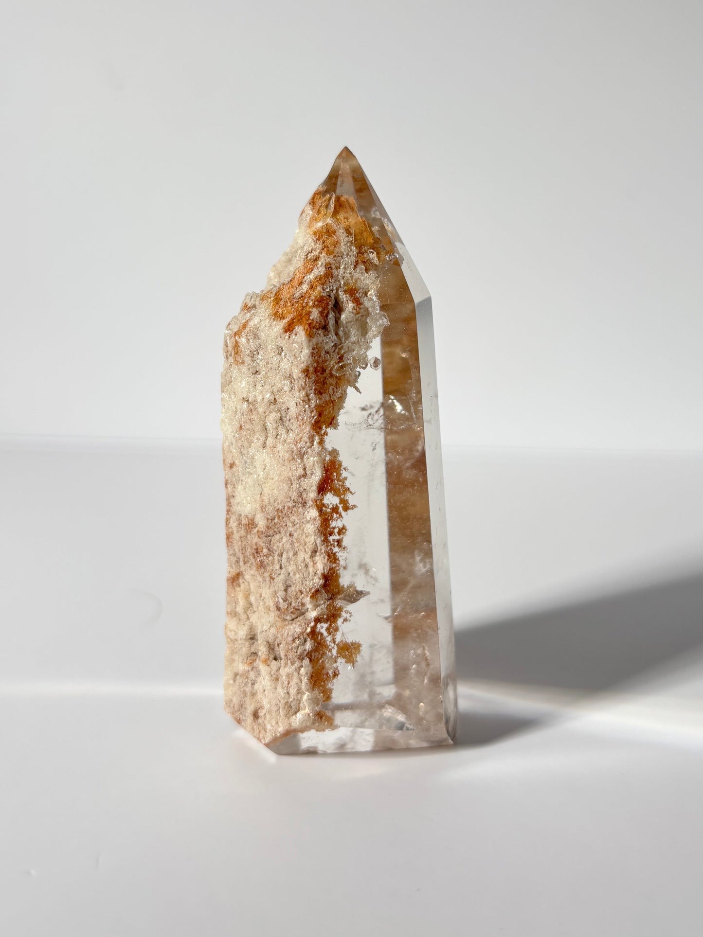 High Quality Collector’s Grade Rare Orange Lodalite Quartz Tower, Brazil