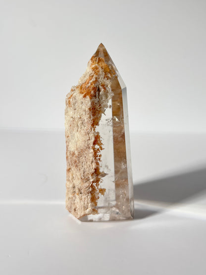High Quality Collector’s Grade Rare Orange Lodalite Quartz Tower, Brazil