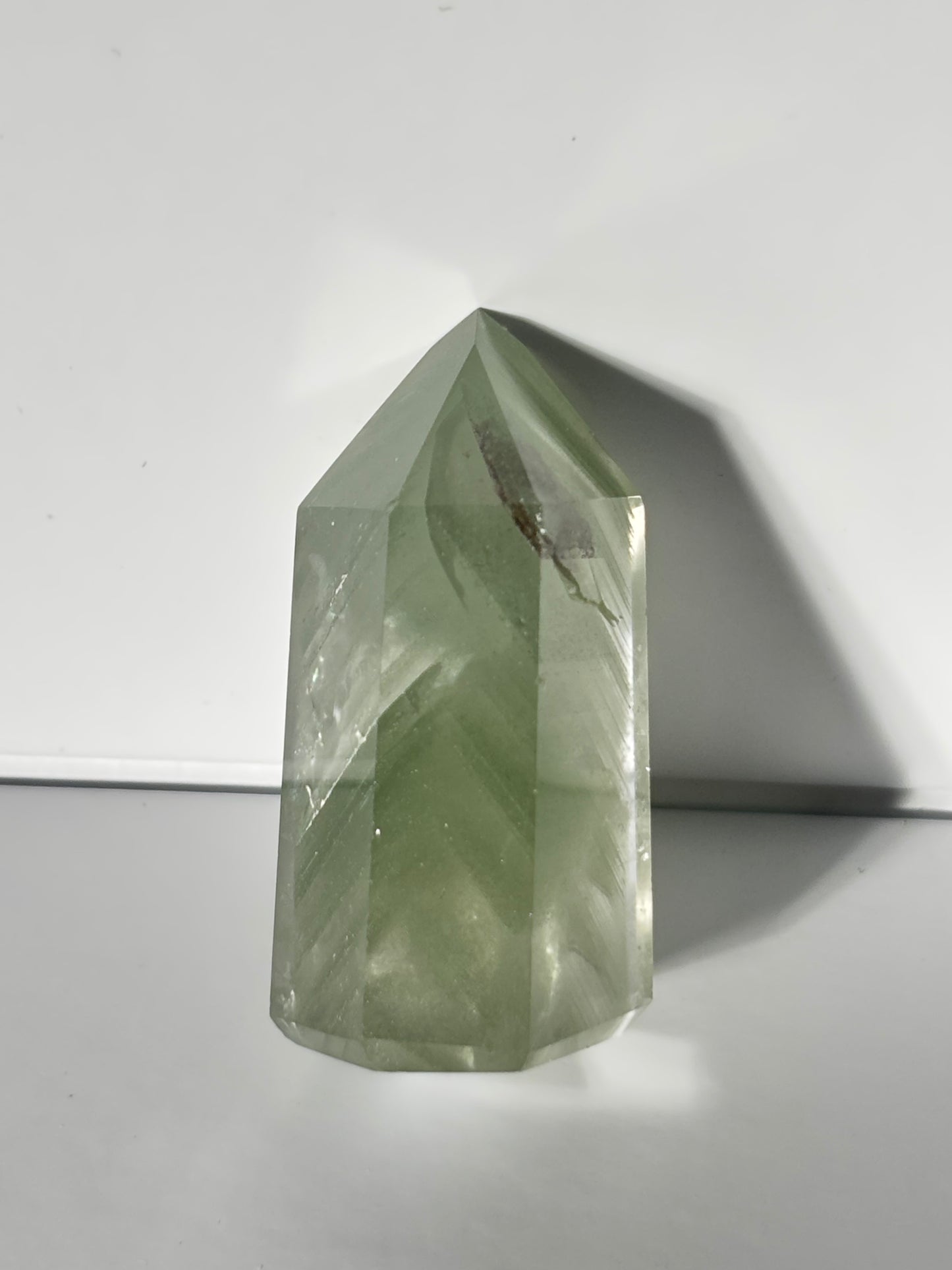 High Quality Green Phantom Chlorite Tower, Brazil